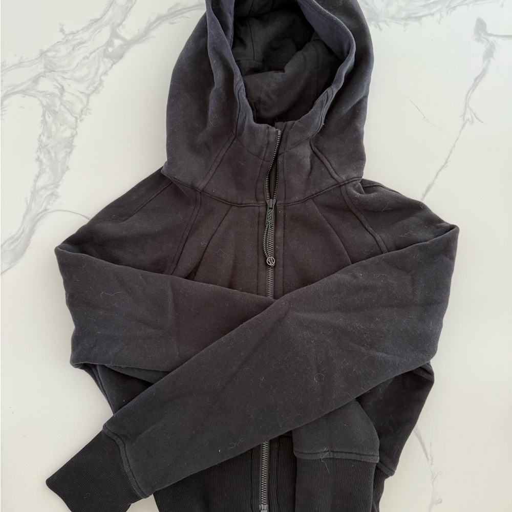Black Zip-Up Hoodie